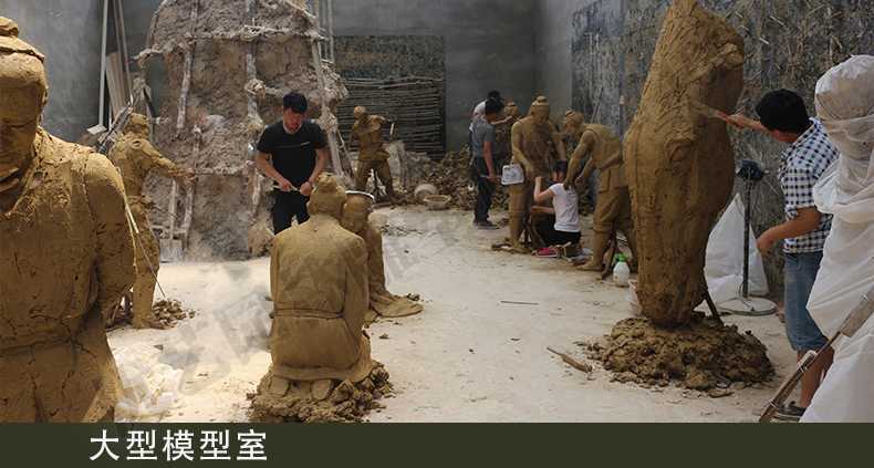 銅雕塑模型室，銅雕塑模型